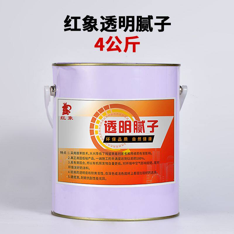 速发木器透明批土油性木工漆补伤补缝批土填缝找器易打磨桶装木平