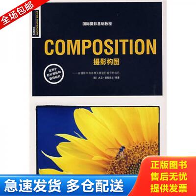 正版库存书COMPOSITION摄影构图：国际摄影基础教程 9787500677772 （英）大卫·普拉克尔　编著,赵阳　译 中国青年出版社