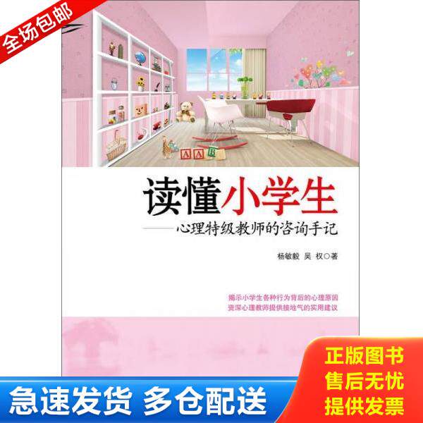 正版库存书9787300222189 读懂小学生 心理特级教师的咨询手记 杨敏毅吴权著 中国人民大学出版社