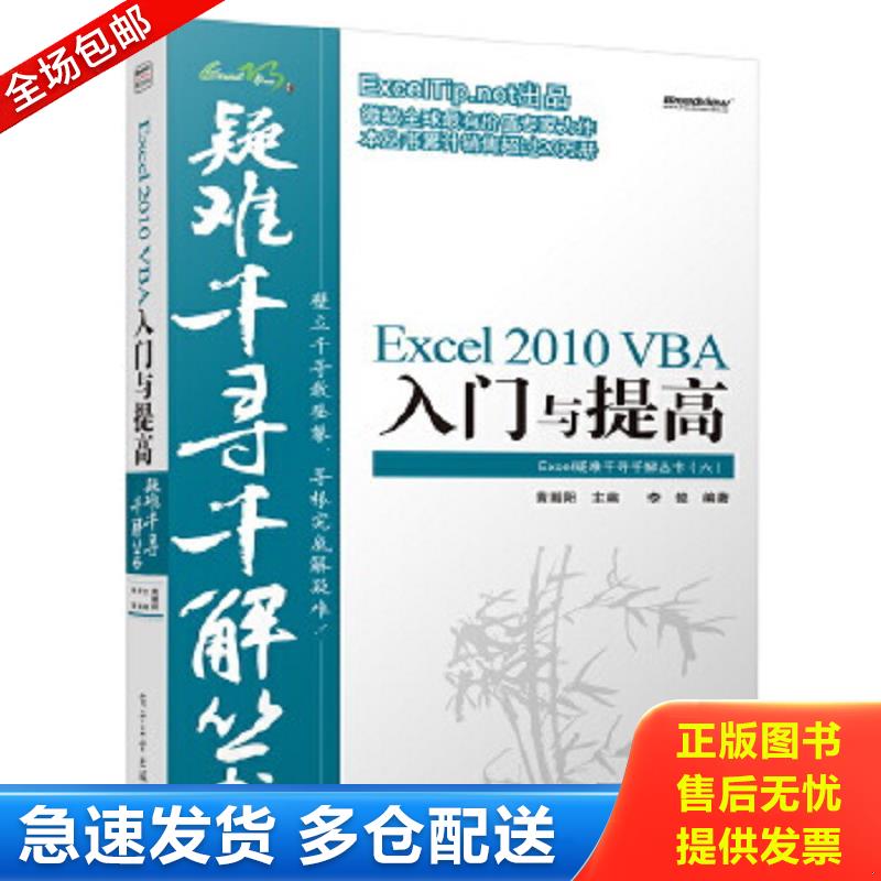 正版包邮9787121224621 Excel 2010 VBA入门与提高 李懿 电子工业出版社