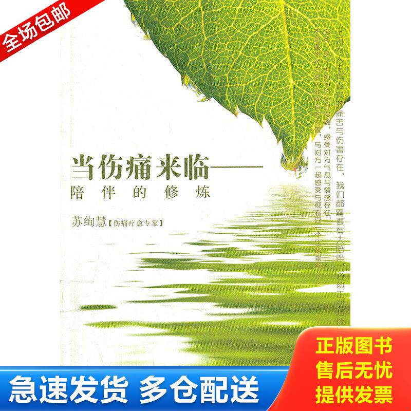 正版库存书当伤痛来临:陪伴的修炼 9787539954134 苏绚慧 江苏文艺出版社