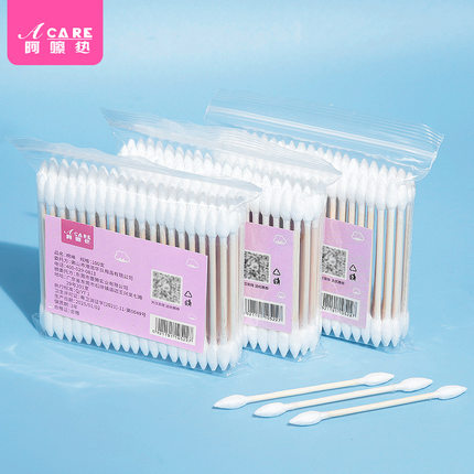 棉签/日用/袋装AE1sq801-双尖头棉签掏耳朵化妆卸妆用多功能棉棒
