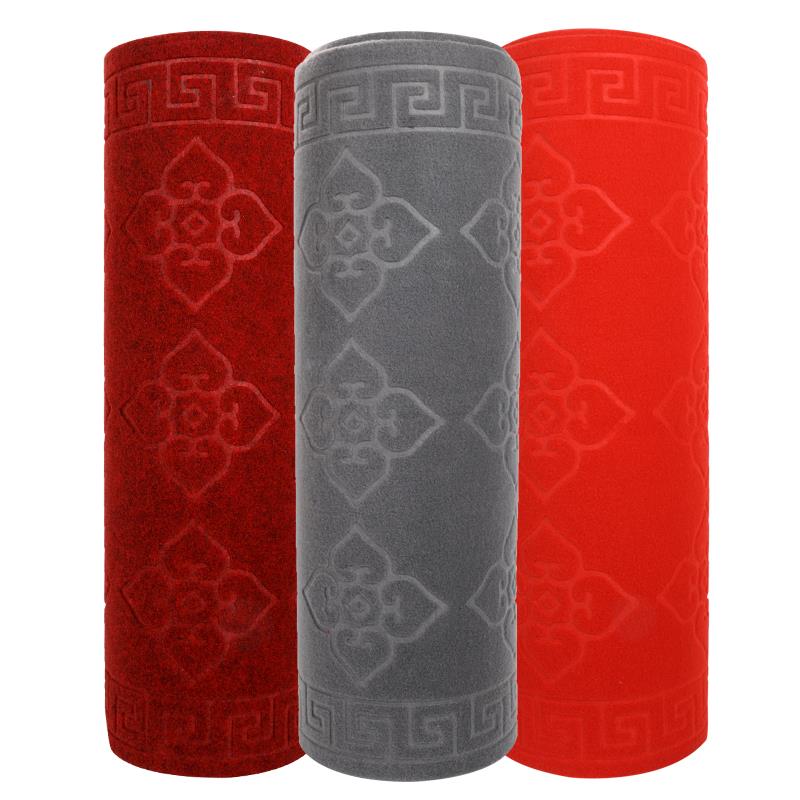 走廊地毯防滑垫楼梯地毯踏步垫可裁剪红地毯商场酒店宾馆开业整卷