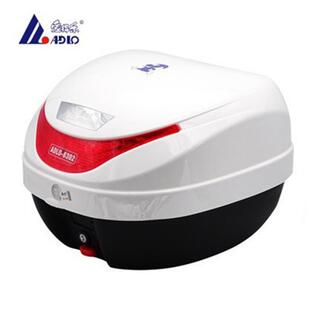 爱得乐8302摩托车大号尾箱 电动电瓶踏板车后备工具箱 快拆储物箱