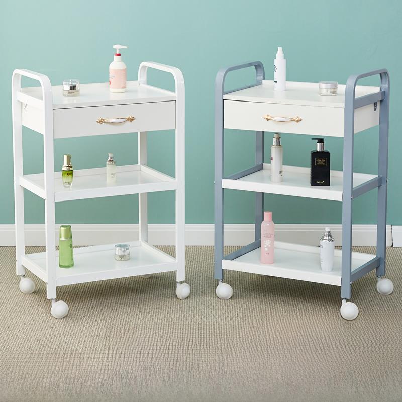 美容推车多功能抽屉储物架美容院专用推车理发店纹身三层工具推车
