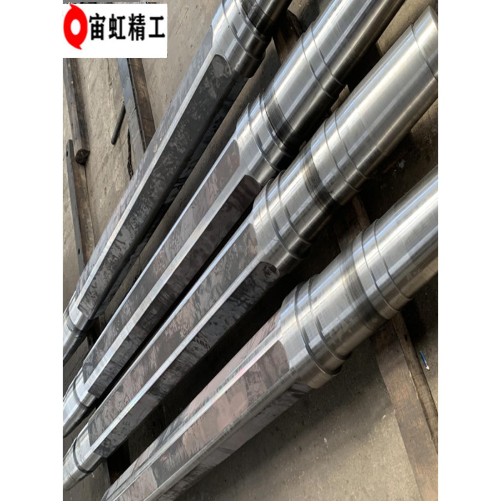 厂家直销大型船舶传动轴异型连接轴主轴40cr花键轴精密齿轮轴定做