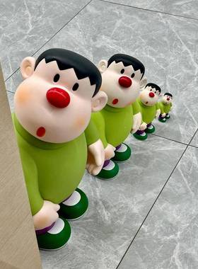 【家居好物】胖虎摆件高级感小众入户玄关创意装饰品客厅摆件