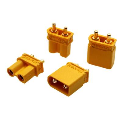 XT30UPB-F/M公头母头航模锂电池动力电调插头PCB焊板连接器AMASS