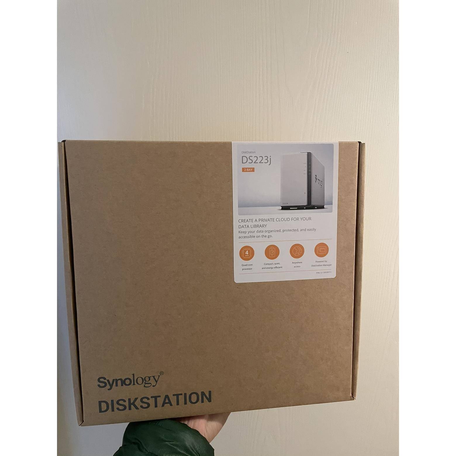 Synology/群晖 DS223J 家用NAS网络存储服务器DS220J升级 私人云