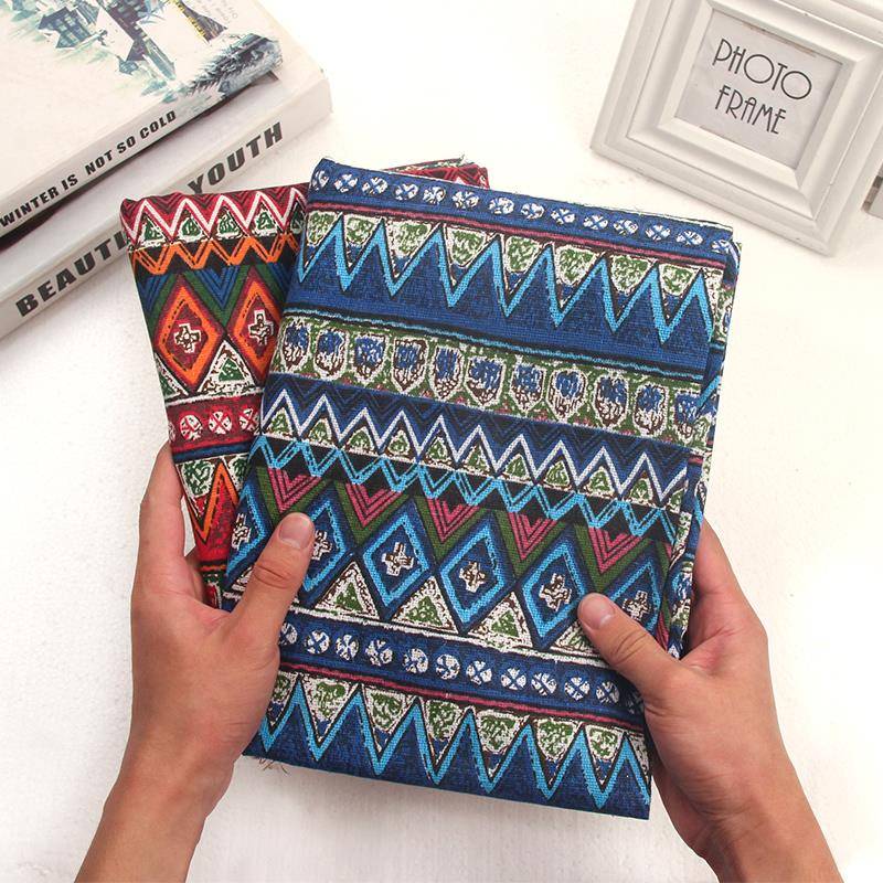 桌布布艺棉麻布料民族风特色餐桌布长方形桌布茶几布书桌ins学生