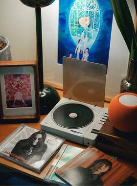 Syitren/赛塔林R300覆古蓝牙CD机播放器充电便携式小众浪漫礼物