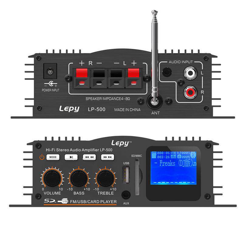 蓝牙高功率放大器无损格式音乐播放，歌词液晶显示Mp3U磁盘Sd卡Lp