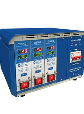 厂Tinko家直供 联网3点热流烧道温控箱温 防型注塑模具可控制器