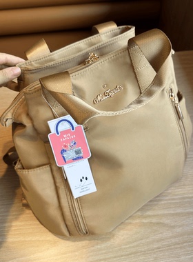 MISZAPATOS轻便休闲背包质感手提包单肩包大容量防水双肩包女