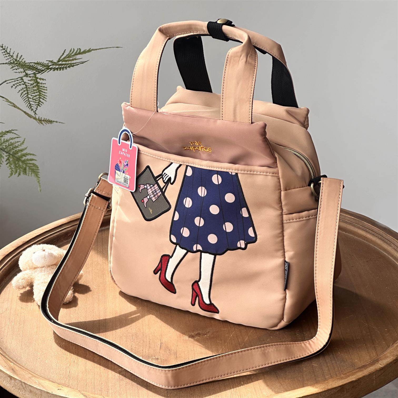 小众设计款防水三用小背包女包包手提斜挎包双肩包通勤旅行包