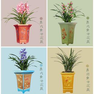 水泥花盆制作模具水泥花盆模具特大号长方形花盆模具底部灌浆欧式