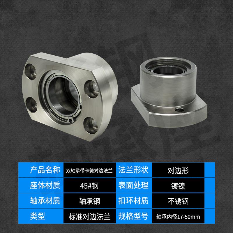 EHD带扣环双轴承对边法兰