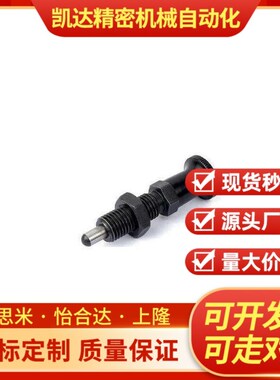 替代细牙分度销 螺纹弹簧销 加长型 旋钮柱塞VCN212 PXAL/PXKL SX