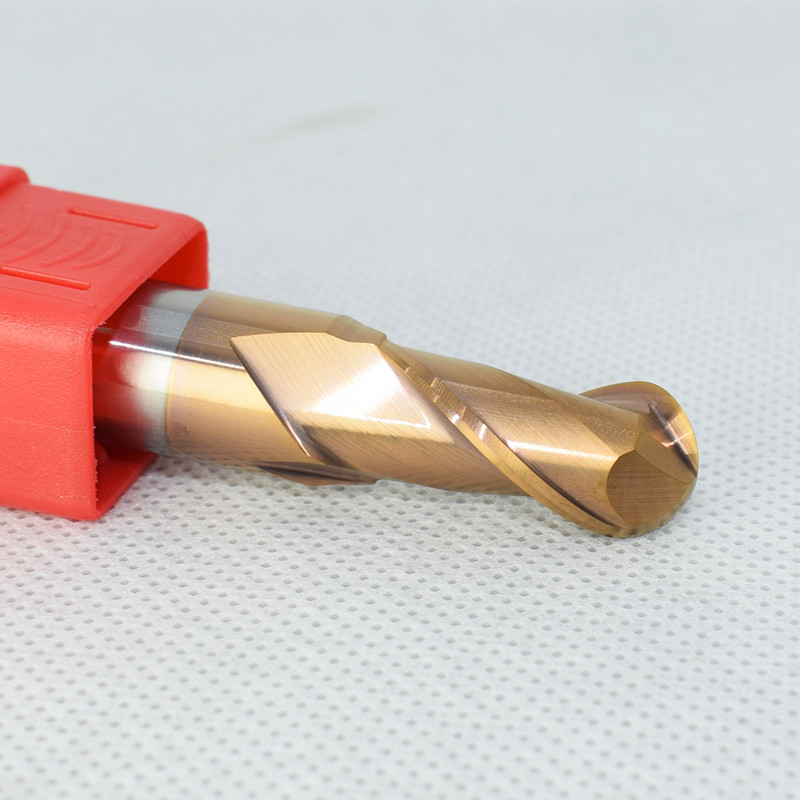 55度铣刀小数点球刀n钨钢球形刀2刃R0.65球头刀合金涂层刀1.2r锣