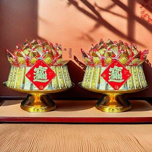 新产品盛开的花朵，财富莲花，佛塔糖，潮汕，闽南，母亲，祖先，