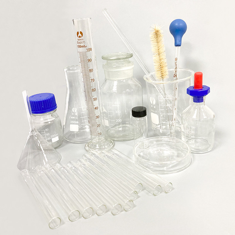 速发玻璃器皿+锥g形+烧瓶瓶+实验室+胶头仪器+烧杯+滴管用品试管