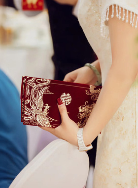 速发婚礼结婚元大对2一红专用改口费包024新款高级感利是随封份子