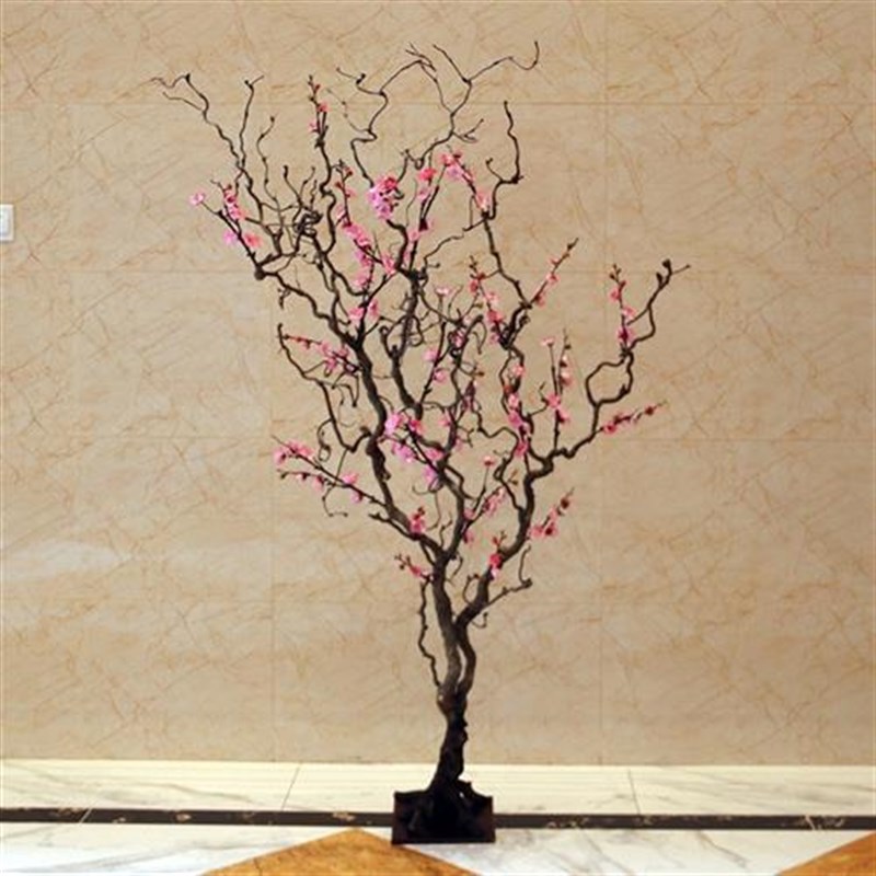 速发梅花树造型梅花树树枣龙形梅玄树花关摆件家居悬挂装饰