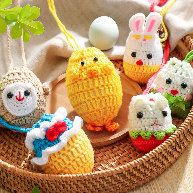 速发儿幼园立夏蛋兜端午节儿童挂脖护蛋神器蛋网斗蛋套袋手工编织