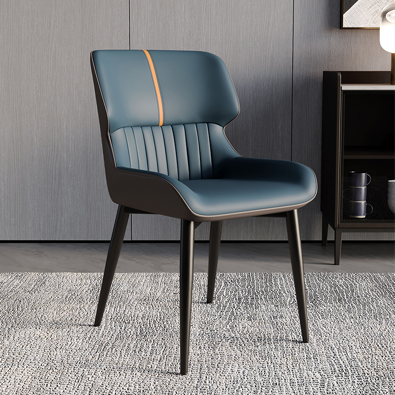 速发餐椅家用舒适桌酒餐客椅轻奢高级厅店软包椅子简约洽谈椅