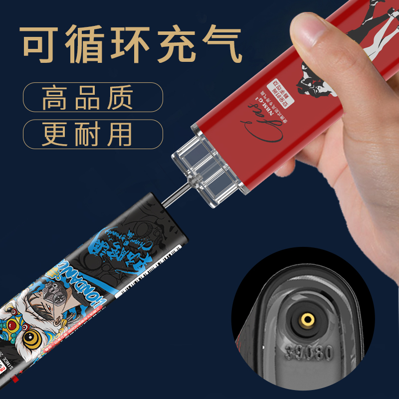 速发贵族50支一性防风盒意个性潮流普通家用一次创蓝焰直冲