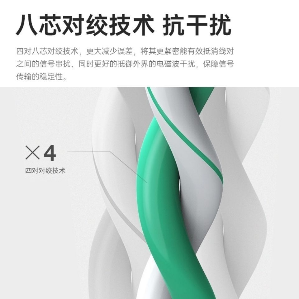 速发100条六类网路跳线6类电脑网路线工程家用机房配线架跳线纯铜