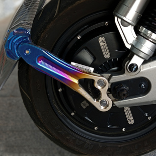 速发九0E125电动EE200P后挡泥板改装 号E100 E8号 车0烧钛支架后