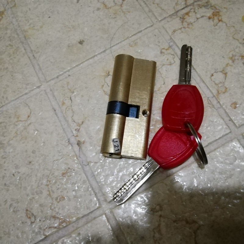 速发天地锁芯锁胆房间门锁胆大门锁芯70MM木门锁芯不锈钢门锁胆全