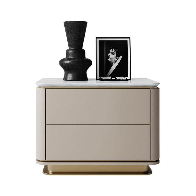 意式极简床头柜别墅家用卧室床边柜收纳柜天然奢石卡里冰玉床头柜,住宅家具,床头柜,淘宝优惠券,粉丝福利购,淘宝优惠卷