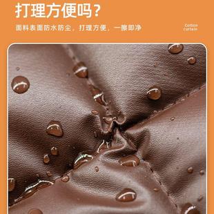 棉门帘子加厚家用防寒保暖挡风空调磁吸隔断挂帘保温防风隔音 冬季