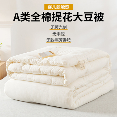 速发被子冬被单秋被全棉大豆纤舍空调被芯春人学生宿维夏四季