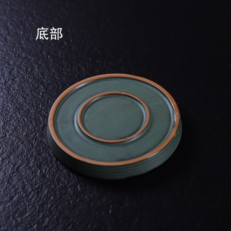 速发陶瓷圆形花托盆大中小号花盆接水盘防漏多肉托盘百搭垫盘底托