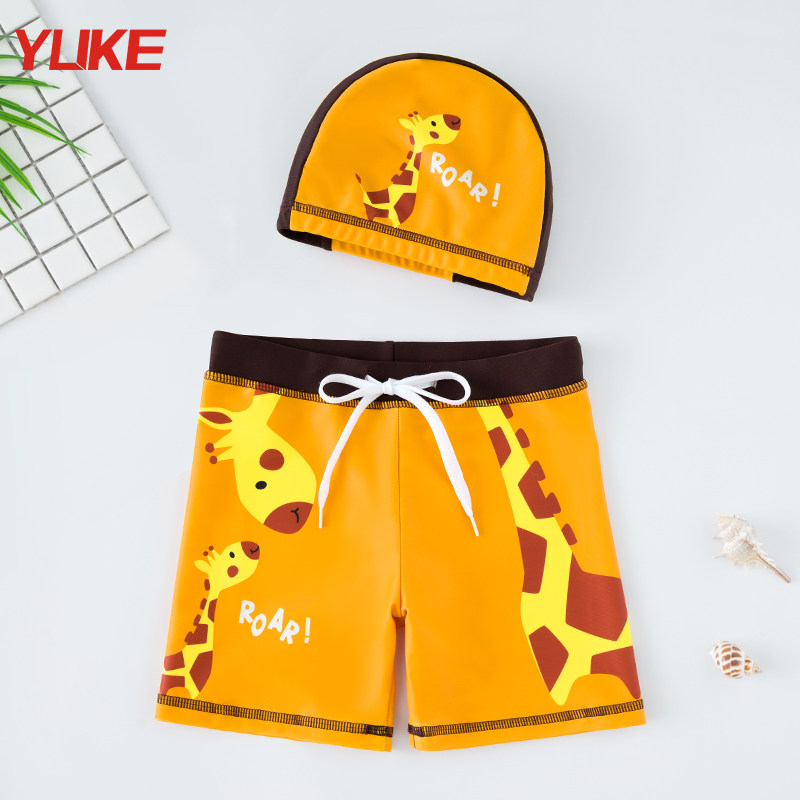 速发儿童男童温小童宝泉新款专业泳裤婴幼儿速干游宝游泳装备