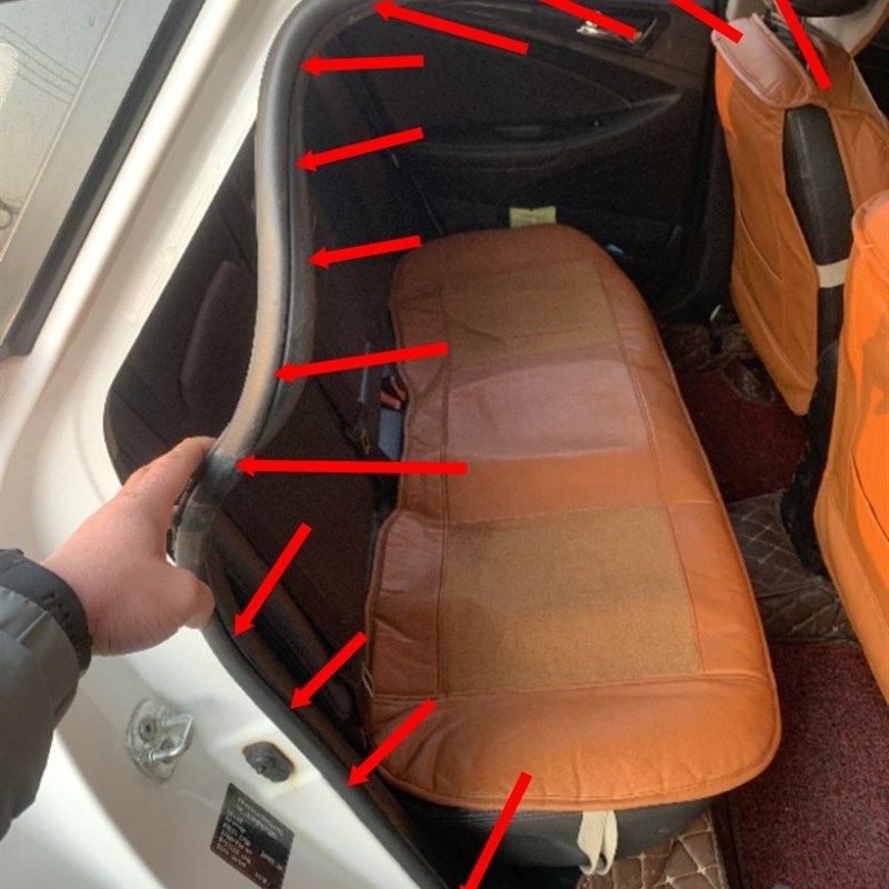 速发适配0-18款霸道普拉多中东2700 400原车门框密封胶条后备箱胶