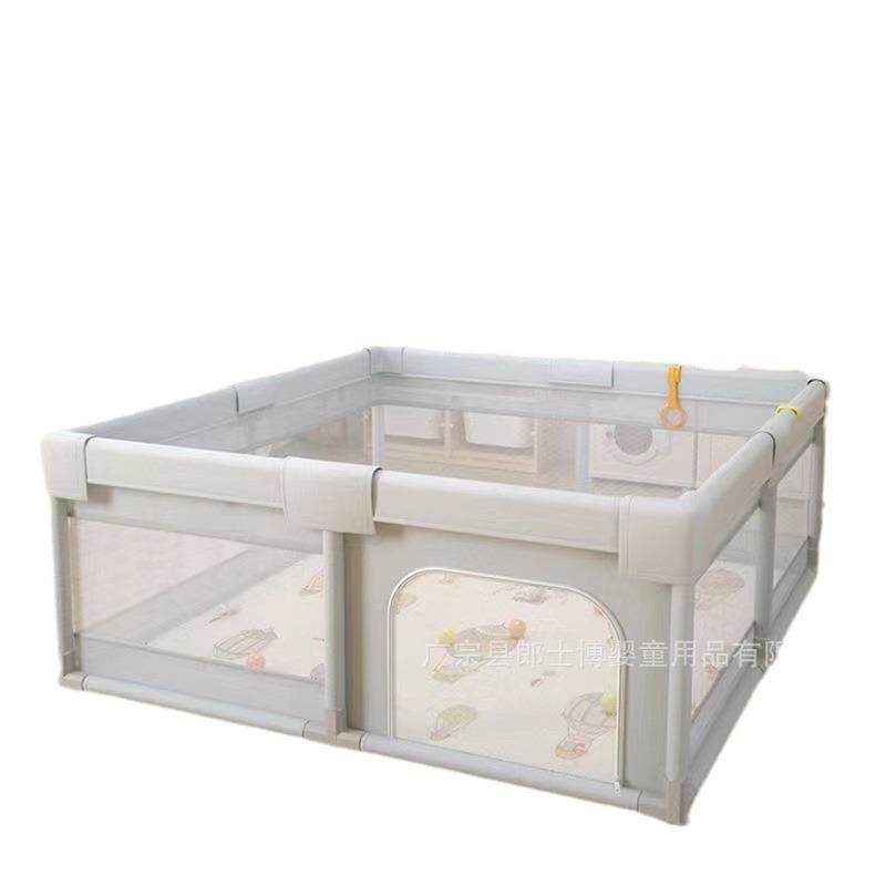 速发爬爬垫围栏一体婴儿防护栏地上宝宝游戏爬行室内家用客厅专用