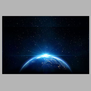 速发鱼缸背景贴纸星球月亮高清图水族箱星空地球立体画个性壁纸自