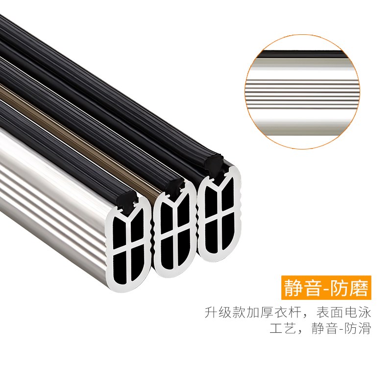 速发衣柜挂衣杆衣橱横杆橱柜挂杆柜子衣杆托法兰座衣架杆衣通柜内