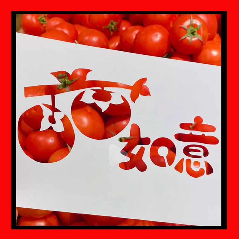 速发20染1春节吉祥话柿子画童空模板事事如意儿镂艺术画蜡染蓝2手