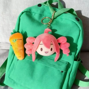 二次元重音teto毛绒团子挂件可爱包包挂饰钥匙扣动漫周边玩偶礼物