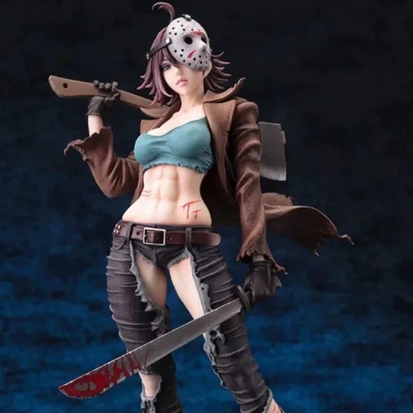 静态寿屋 HORROR 美弗莱迪大战杰森  人偶手办摆件模型