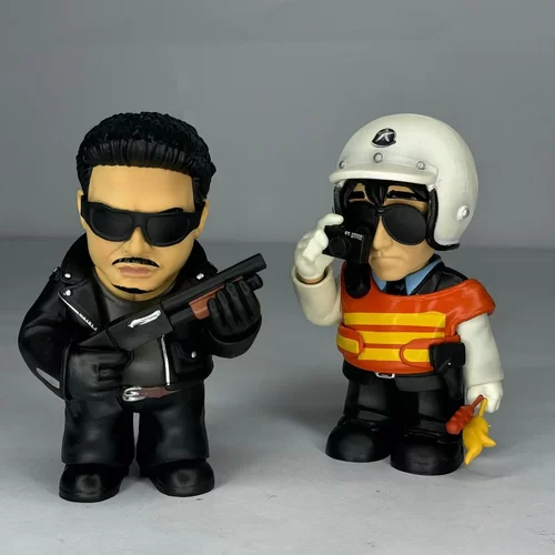 逃学威龙周星驰交通星曹达虎机箱车载桌面潮玩手办摆件公仔模型