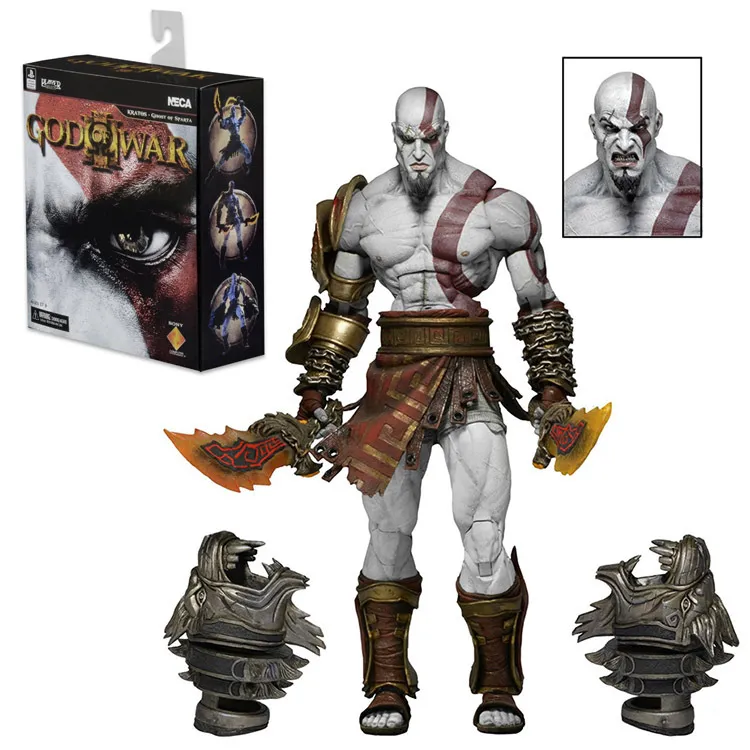 NECA 战神3 Ultimate Kratos 奎托斯 奎爷 盒装豪华版 手办模型