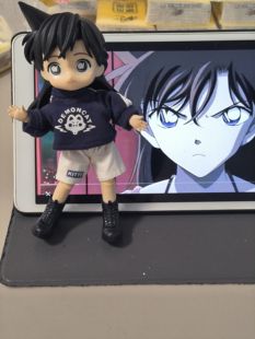 名侦探柯南ob11整娃毛利兰二次元猫猫手办生日礼物BJD人偶