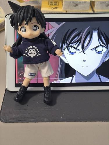 名侦探柯南ob11整娃毛利兰二次元猫猫手办生日礼物BJD人偶