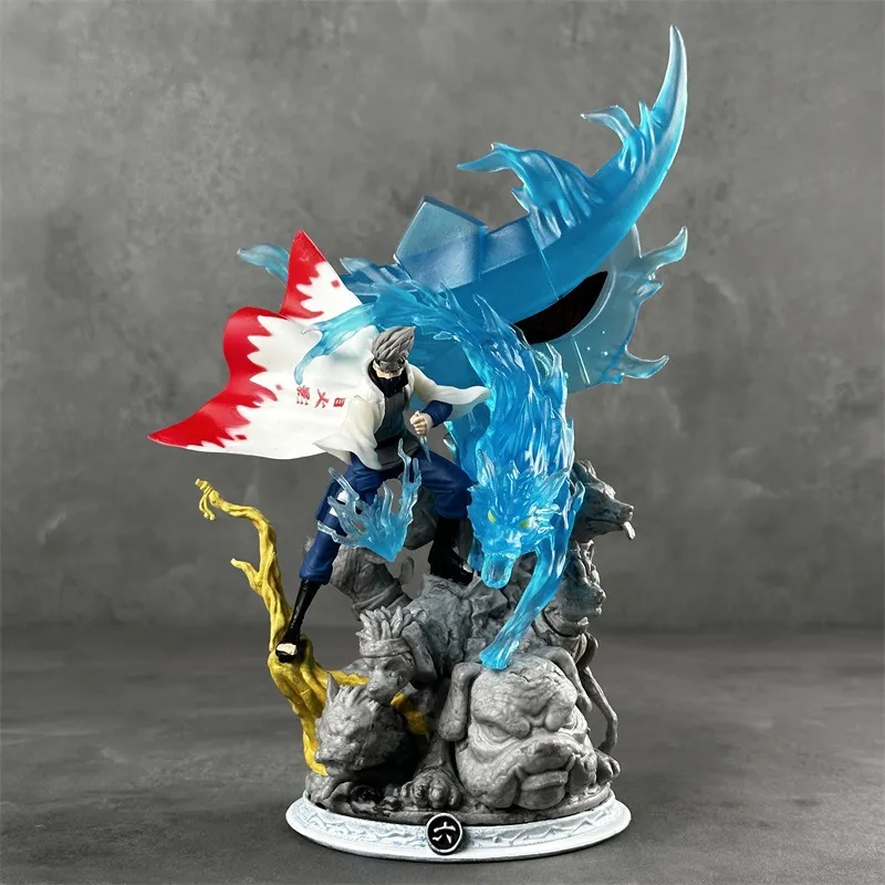 火影手办CS卡卡西手办六代目旗木卡卡西千鸟特效场景动漫模型摆件